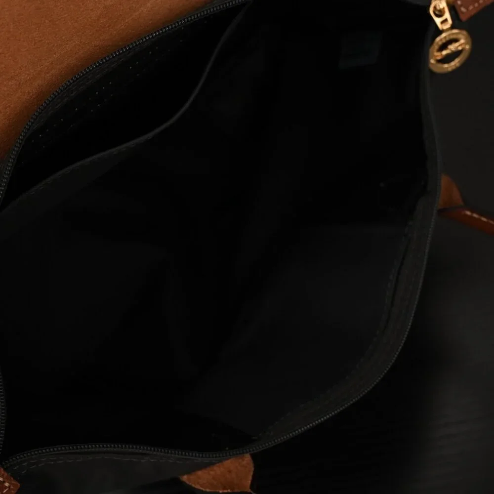 Longchamp Black and Brown Handbag - Picture 9 of 10